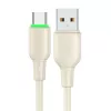 USB į USB-C laidas Mcdodo CA-4750 su LED lempute 1,2 m (smėlinis)