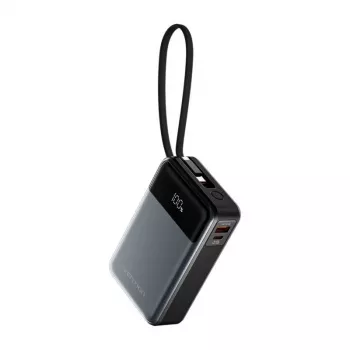 Nešiojama išorinė baterija Vention FHYB0 20000mAh 65W, 2× USB-C, 1× USB-A, juoda