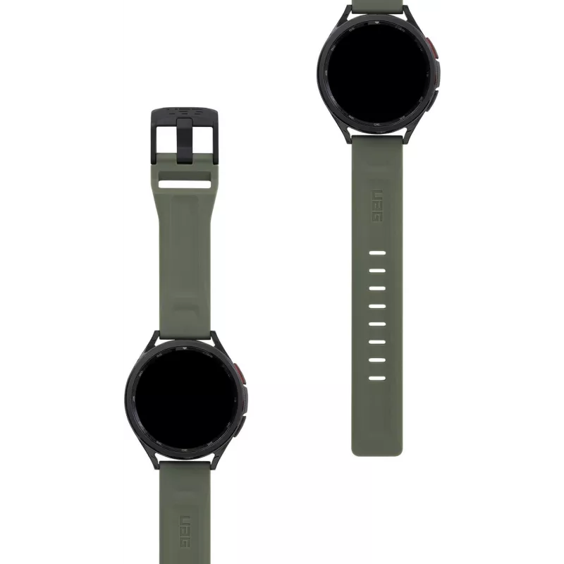 Urban Armor Gear Universal Scout - Dirželis - Išmanusis laikrodis - Žalias - Samsung - Sukurtas tinka Galaxy Watch6 40mm ir 44mm - Galaxy Watch6 Classic 43mm ir 47mm - Galaxy Watch5... - Sili