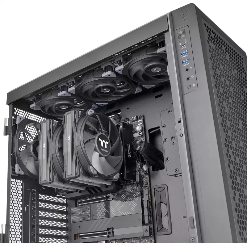 Thermaltake TOUGHAIR 710 - procesoriaus oro aušintuvas - (skirtas: LGA1156, LGA1155, LGA2011, LGA1150, LGA2011-3, LGA1151, AM4, LGA2066, LGA1200, LGA1700, AM5)
