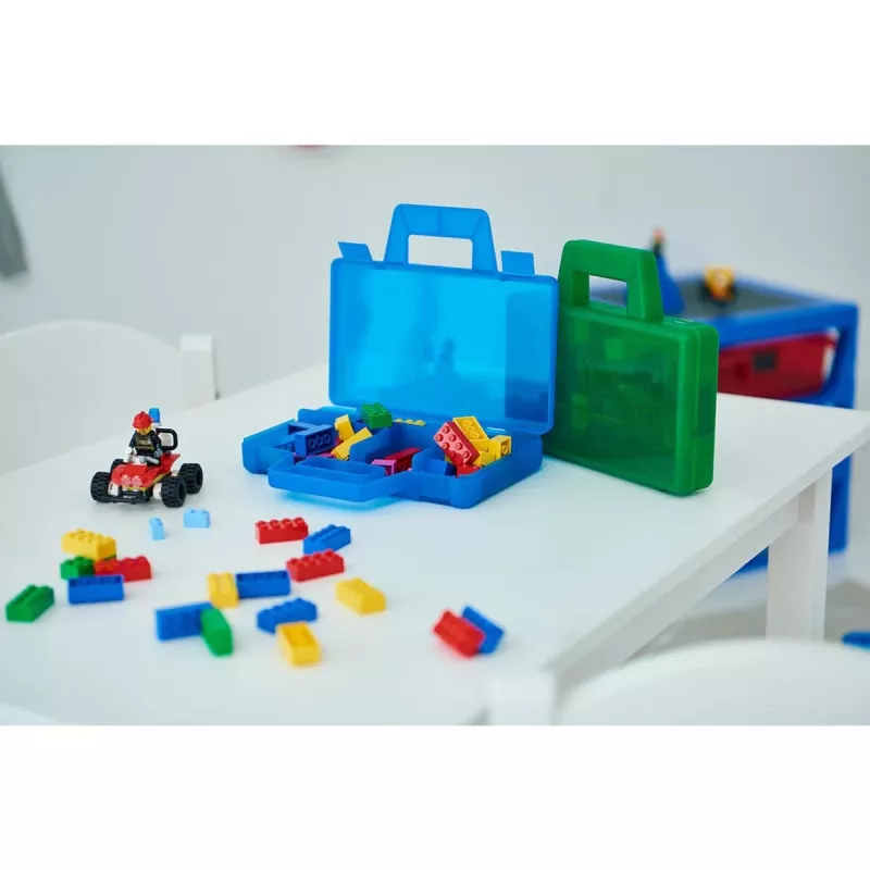 Laikymo dėžė Room Copenhagen modelis 40870002, mėlyna — rūšiavimo dėžė LEGO ir mažiems žaislams