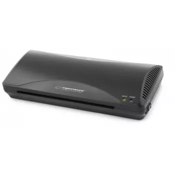 Šalto/karšto laminavimo įrenginys ESPERANZA EFL001 — A4, maks. plotis 24 cm, 80–125 µm plėvelė, 250 mm/min, storis 0,6 mm