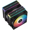 Oro aušintuvas DeepCool AG620 BK ARGB V2 — 120 mm dvigubas ventiliatorius, 6 šilumos vamzdeliai, LGA 1700/AM4/AM5 palaikymas, juodas