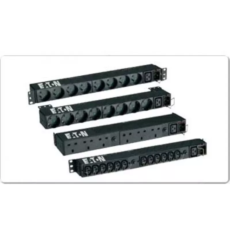 FlexPDU 8 FR - Basic - 1U - Vienfazis - Skirtas montuoti stove - Horizontalus/Vertikalus - Juodas