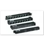 FlexPDU 8 FR - Basic - 1U - Vienfazis - Skirtas montuoti stove - Horizontalus/Vertikalus - Juodas
