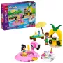 LEGO Friends rinkinys 42658 baseino vakarėlis su vienaragiu ir flamingu, personažais ir aksesuarais