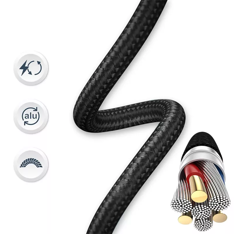 USB-C į Lightning laidas Tellur TLL155781 — 1 m, 3A