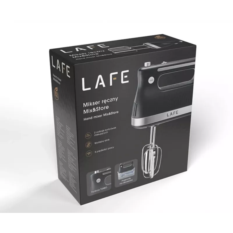Rankinis plaktuvas LAFE MIX & STORE 500 W juodas MB_LAFMIX47473