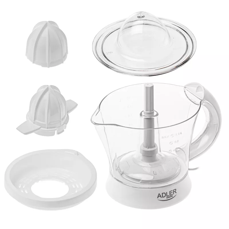 Adler Citrus Juicer | AD 4014 | Tipas Citrusų spaudė | Balta | 40 W | Greičių skaičius 1