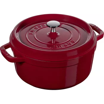 Ketaus apvalus troškintuvas STAUB La Cocotte 6,7 L, kaštonų spalvos, ZWILLING