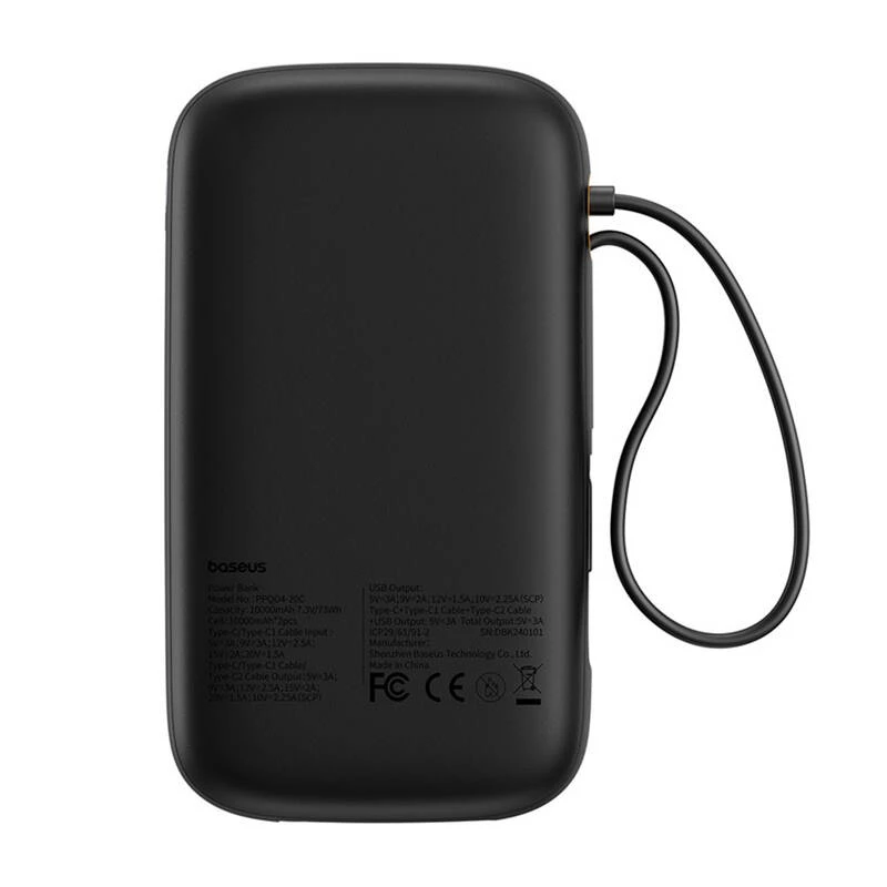 Baseus PPQD4-20C ličio polimero (LiPo) 20000 mAh juodas