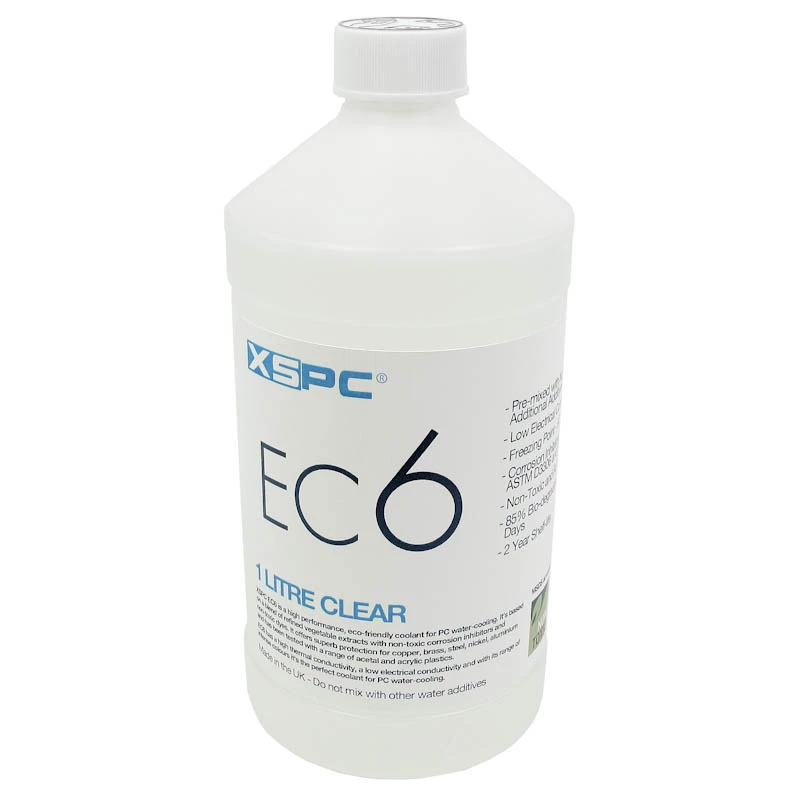 XSPC EC6 aušinimo skystis, 1 litras - skaidrus