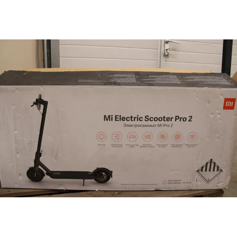 IŠPARDAVIMAS. Xiaomi Mi Electric Scooter Pro 2 (juodas) | IŠPARDAVIMAS. Xiaomi Mi Electric Scooter Pro 2 | 600 W | 25 km/h | 3 mėn. | Juodas | NAUDOTAS, SUBRAIŽYTAS, NEŠVARUS, MAŽAS ĮTRŪKIMAS UŽ