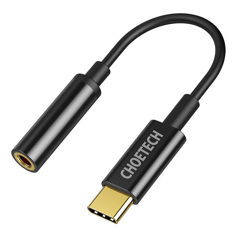 Garso adapteris CHOETECH USB Type-C (kištukas) į 3,5 mm AUX (lizdas) Modelis AUX003