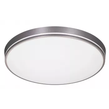 LED lubinis šviestuvas ActiveJet AJE-TOSCA 24W, apvalus 40 cm, 4000 K, 2580 lm, pilkas