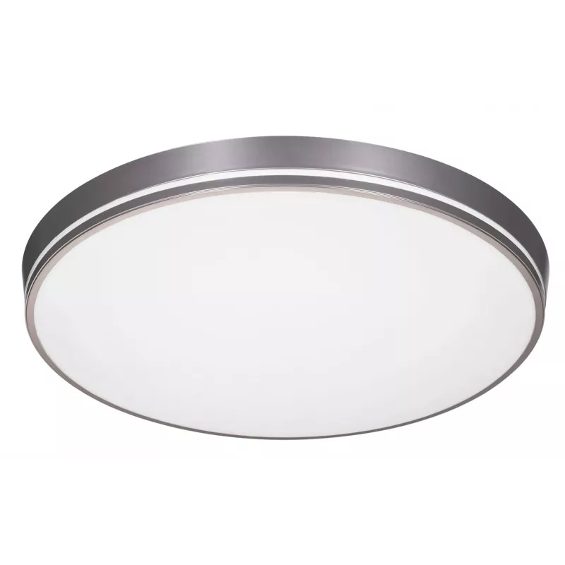 LED lubinis šviestuvas ActiveJet AJE-TOSCA 24W, apvalus 40 cm, 4000 K, 2580 lm, pilkas