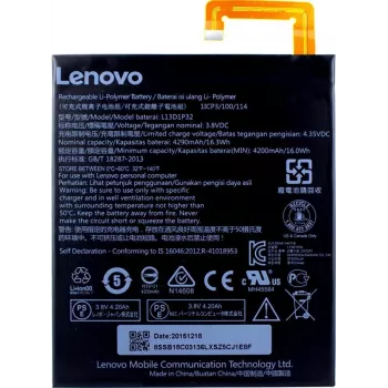 Įkraunama nešiojamojo kompiuterio baterija Lenovo L13D1P32 4200mAh