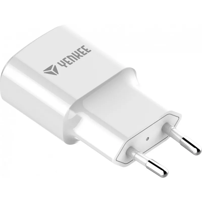 USB sieninis įkroviklis YENKEE YAC 2023WH 18W 3A Quick Charge 3.0
