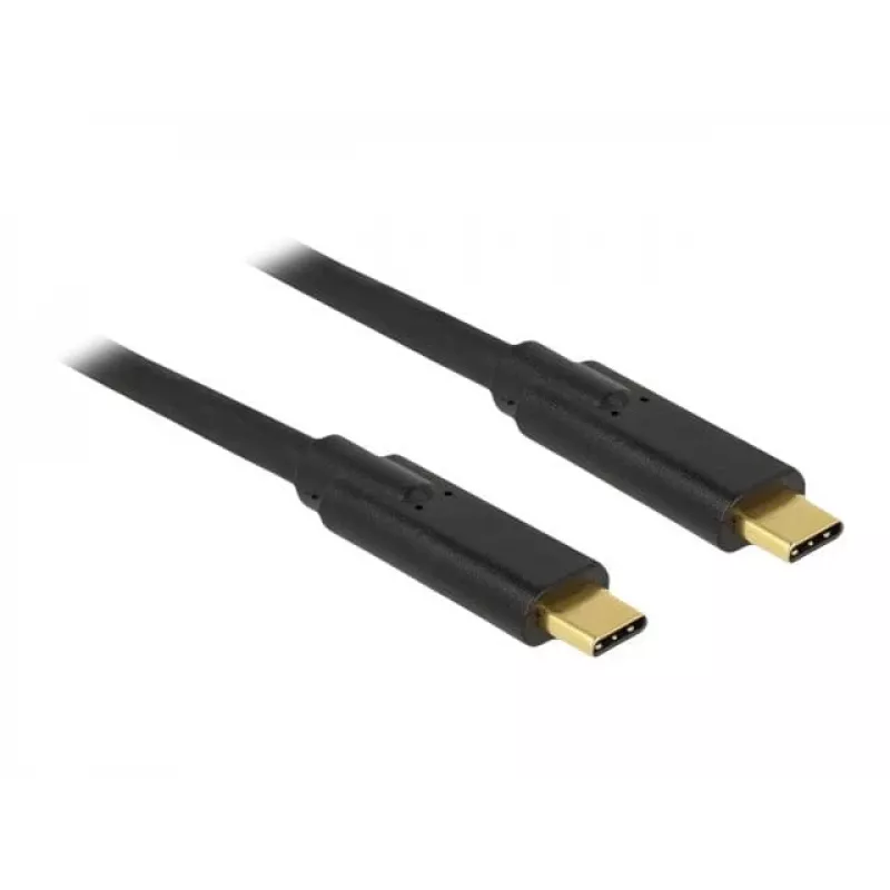 USB kabelis DeLOCK 85527 USB 3.2 Gen 1 2m USB C Juoda