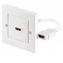Microconnect HDMWALL1 lizdas HDMI baltas