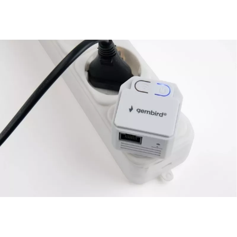 Tinklo kartotuvas Gembird WNP-RP300-03, 300 Mb/s, 2,4 GHz, 3 dBi vidinė antena, 1x RJ-45