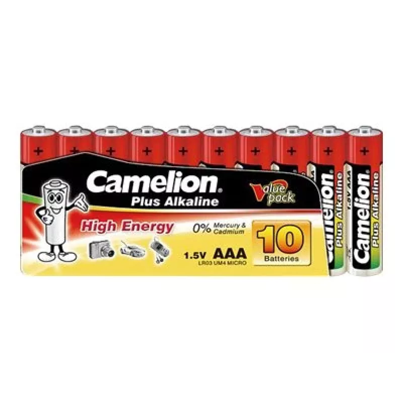 Šarminės AAA baterijos CAMELION LR03 1170 mAh — pakuotė po 200