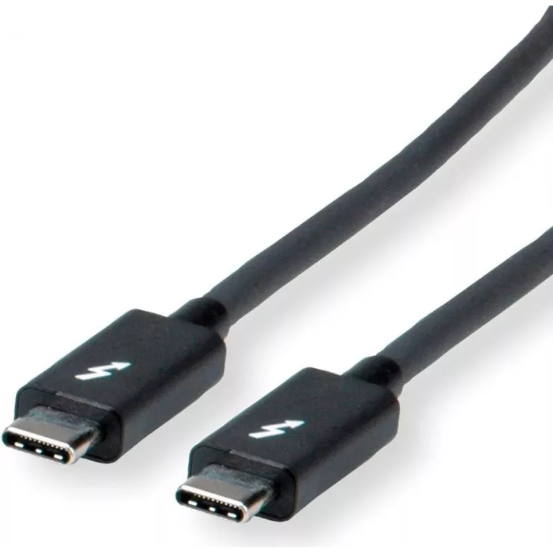 ROLINE USB kabelis - 24 kontaktų USB-C (V) apverčiamas į 24 kontaktų USB-C (V)