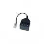 Helos - Telefonadapter - RJ-11 (M) to TAE-NFN (W) - 10 cm - Juoda