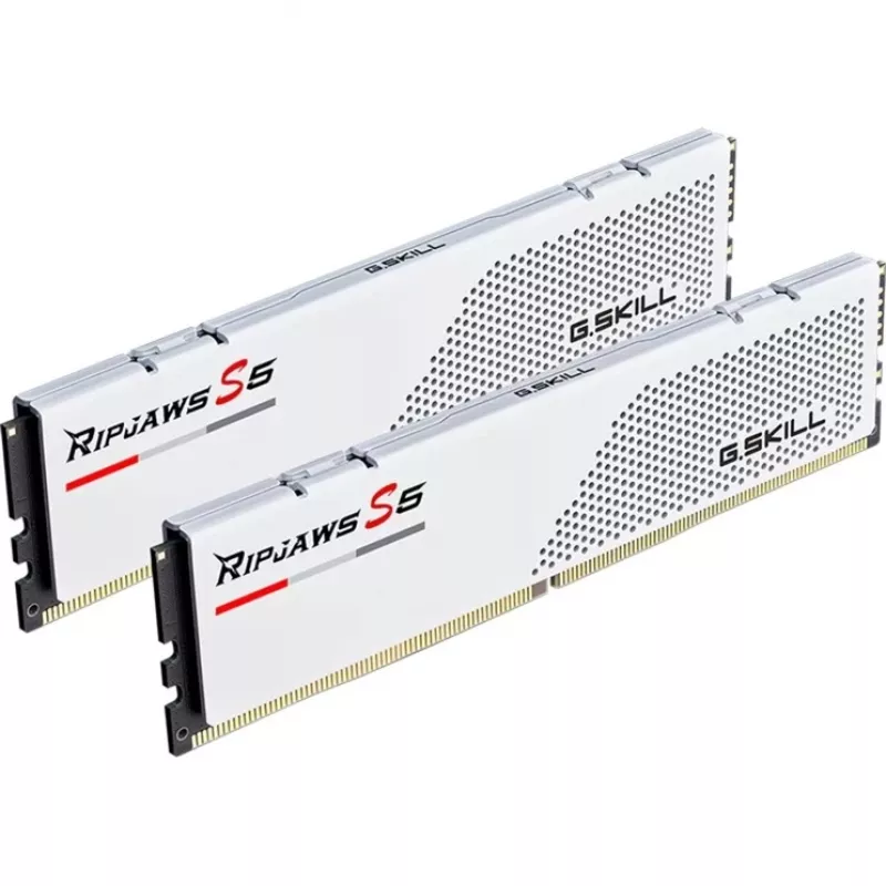 DIMM 96 GB DDR5-6000 (2x 48 GB) Dual-Kit, Memory White, F5-6000J3036F48GX2-RS5W, Ripjaws S5, INTEL XMP