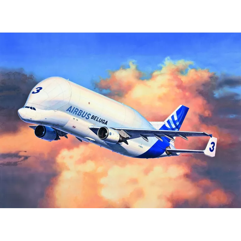 Revell 1/144 mastelio Airbus A300-600ST Beluga modelio rinkinys