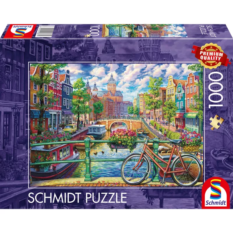 Jigsaw Puzzle schmidt spiele Amsterdam Canal Magic 1000 pieces