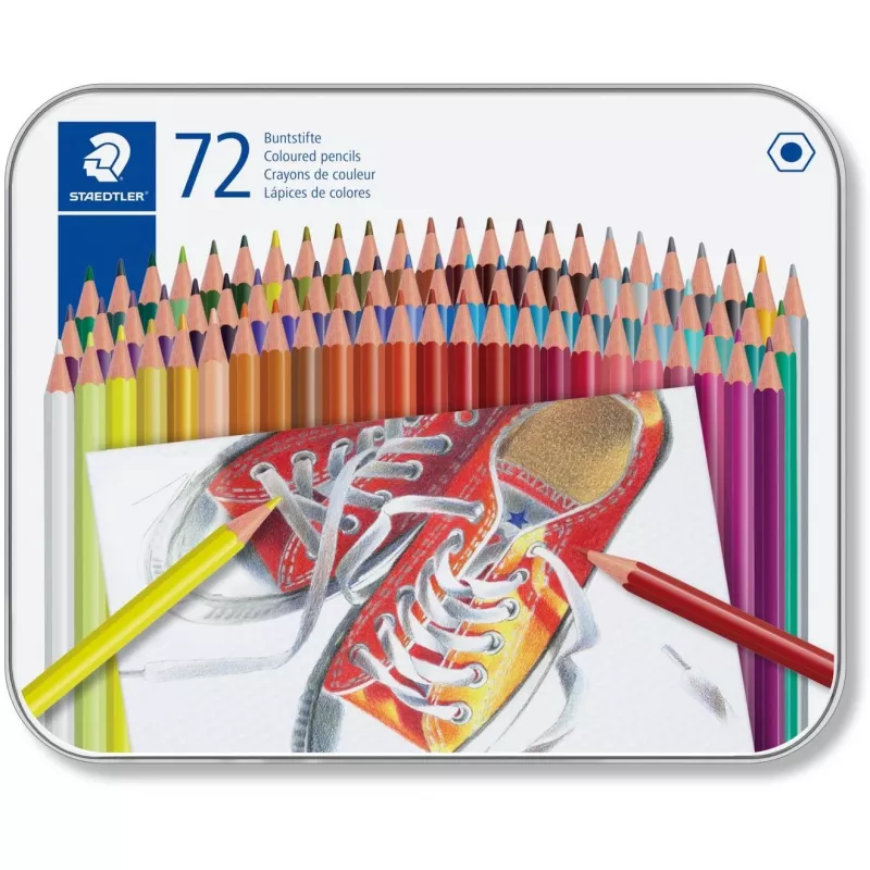 Spalvoti pieštukai Staedtler 175 Įvairiaspalviai 72 vnt.