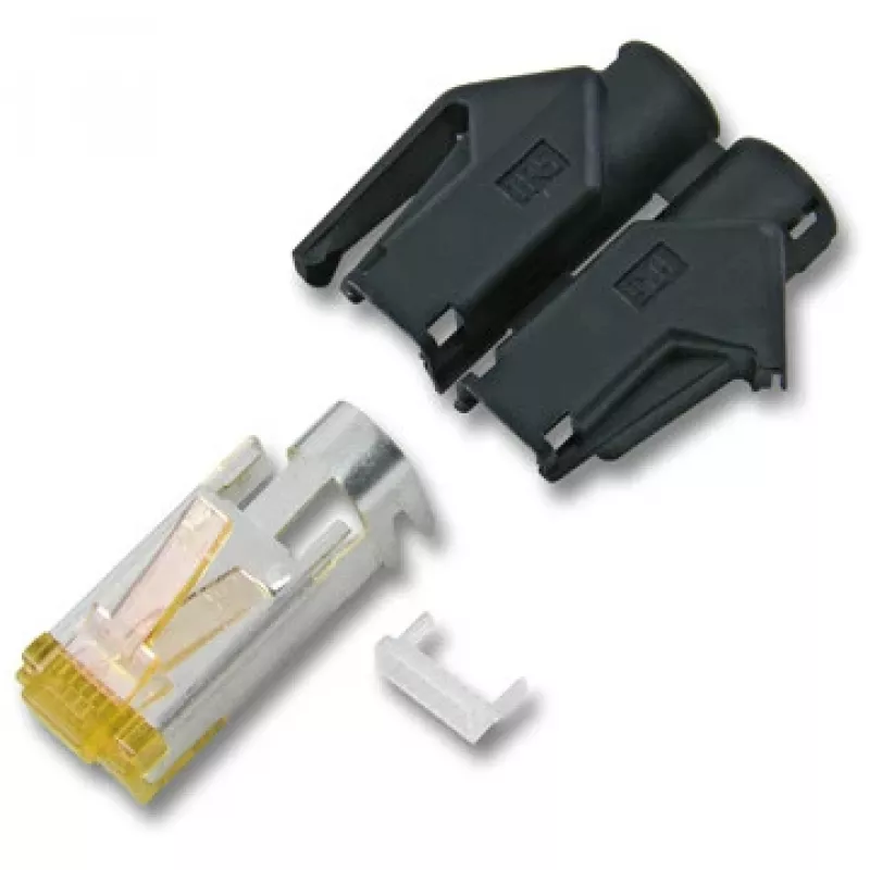 Draka UC900 - komutacinis kabelis - RJ-45 (M) - to - RJ-45 (M) - 3 m - SFTP, PiMF - CAT 6a - Halogen-Free - Geltona (21.05.9532)