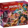 LEGO NINJAGO rinkinys 71827 Zane's Battle Suit Mech, 92 dalys, 2 minifigūrėlės, aukštis 100 mm, amžius 6+