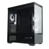 PC korpusas CHRONIX V2 Mid Tower ARGB ventiliatorius x3 juodas