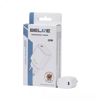 Beline Beli2161 20W PD 3.0 baltas USB-C greito įkrovimo adapteris
