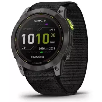 Garmin Enduro 2 3,56 cm (1,4) MIP 35 mm Skaitmeninis 280 x 280 pikselių Liečiamas ekranas Pilka Wi-Fi GPS (palydovinis)