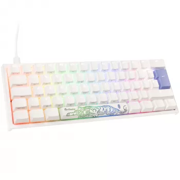 Mechaninė žaidimų klaviatūra Ducky One 2 Pro Mini RGB LED Cherry Red jungikliai 60% išdėstymas