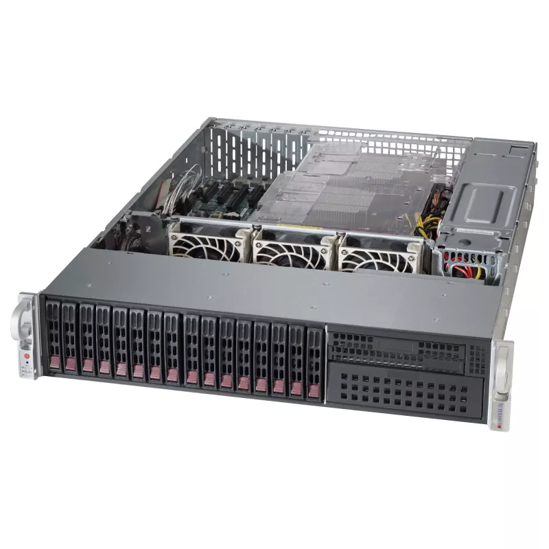 Serverio korpusas Supermicro SuperChassis 213BAC8-R1K23LPB Rack Juoda