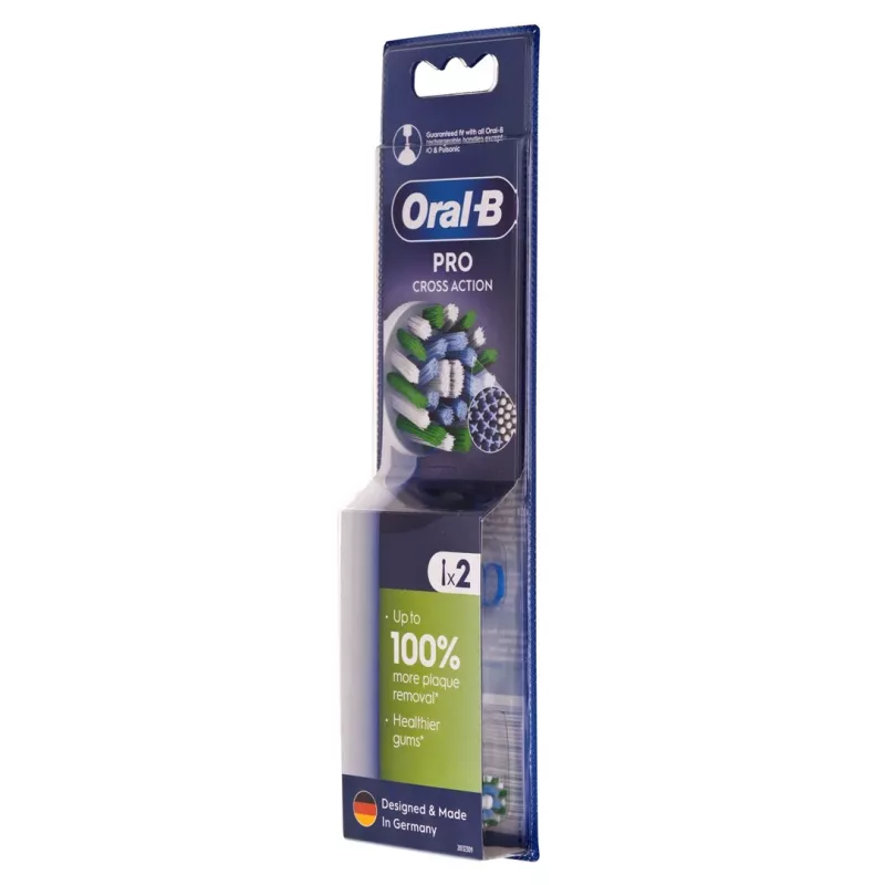 Oral-B EB50RX-2 CrossAction keičiamosios šepetėlių galvutės, 2 vnt.