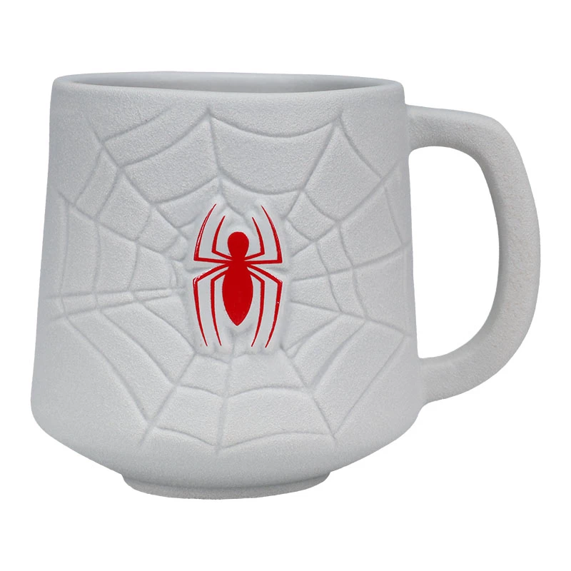 Puodelis Paladone Spiderman formos puodelis pilkas 0,45 L, vienas vnt., 127,6×97,4×100,5 mm