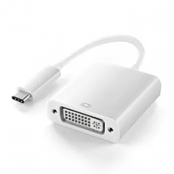 USB-C į DVI adapteris extra digital DV00DV4063 15 cm kabelis, vaizdo išvestis USB-C įrenginiams