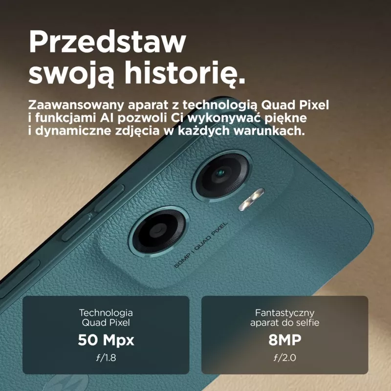 Motorola moto g05 16.9 cm (6.67 colio) Dual SIM Android 15 4G USB Type-C 8 GB 256 GB 5200 mAh žalia