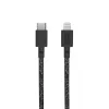 USB-C į Lightning laidas Native Union Night kabelis 3 m — juoda/pilka, 3 m ilgis