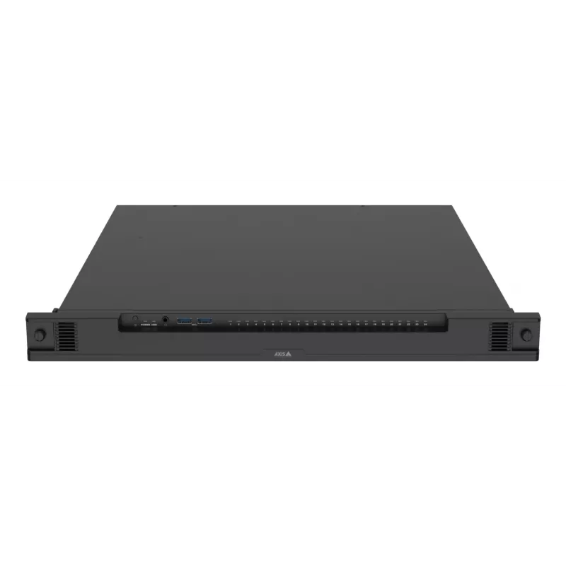 Tinklinis vaizdo registratorius AXIS S2224 Mk II 24 kanalų, 48 kanalų atkūrimas, 7680×4320, 6 TB HDD, 256 GB SSD, RAID 0/1/10, 1U, juodas