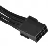 Laidas PCI-E 8pin (6+2) Sidabrinėstone SST-PP07-PCIB 0,25 m