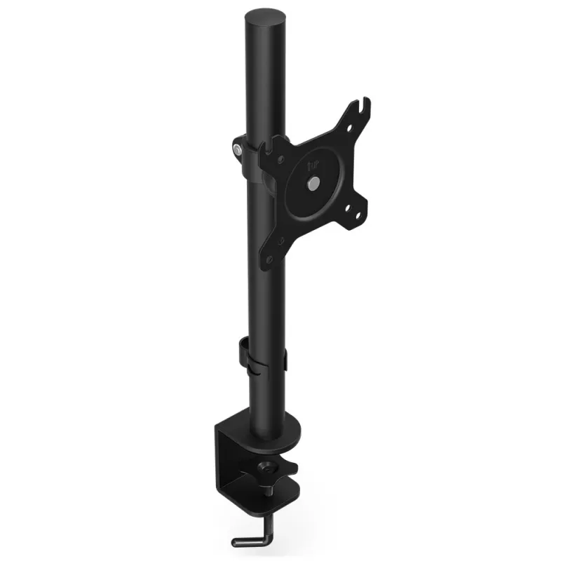 Monitoriaus laikiklis ENDORFY Atlas 27 colių (68,6 cm) monitoriams, spaustuvinis stalo laikiklis, VESA 75x75–100x100, pakreipimas ±35°, pasukimas ±90°, reguliuojamas aukštis, juodas