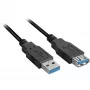 USB laidas Sharkoon 3m 2xUSB3.0-A