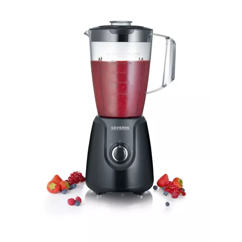 Severin SM 3707 blenderis 1,5 L Stalo blenderis 600 W Juodas