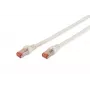 DIGITUS Professional - Patch-Cable - RJ-45 (M) į RJ-45 (M) - 10,0 m - SFTP - CAT 6 - IEEE 802.3 - Halogen-Free, Moulded, Snagless - Balta (DK-1644-100/WH)